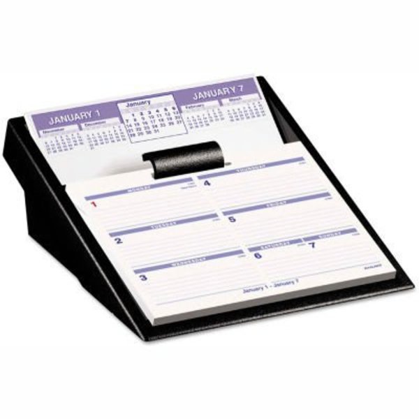 At-A-Glance AT-A-GLANCE Flip-A-Week Desk Calendar and Base, 7 x 5.5, White, 2022 SW700X00